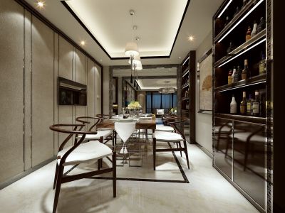 海亮新英里新中式装修案例