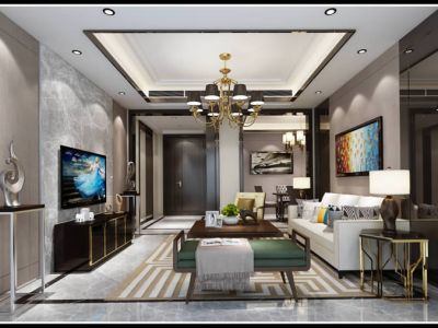 龙华·仁山智水现代港式装修案例