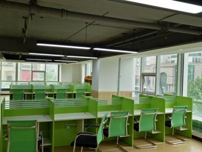 长沙恒力卡瑞尔沉稳风格1200平方米培训机构装修实景图