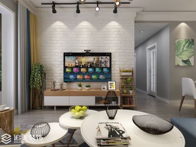 美伦香颂118㎡现代北欧风格