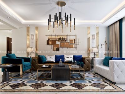 港式四居装修案例