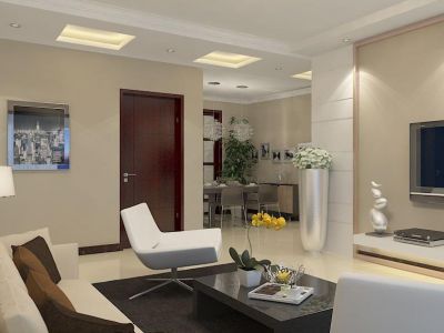 大众日报三居122平现代风格装修案例