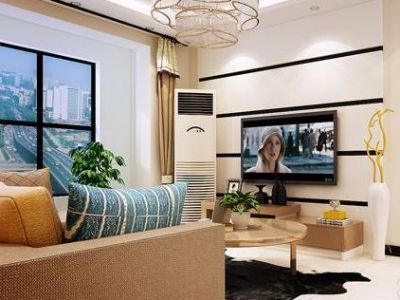 鑫苑鑫家两居89平现代风格装修案例