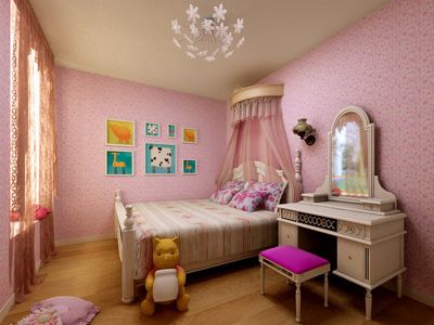 颐和名邸田园风格120平米装修效果图案例