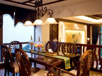 中式风格别墅装修效果图