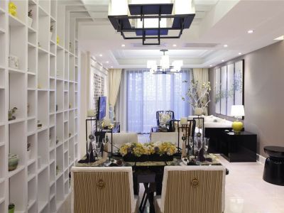 新中式风格112平米装修案例