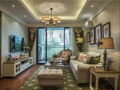 黄河明珠133地中海风格装修案例