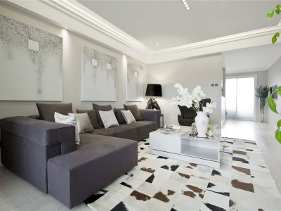 西湖苑128平米现代简约风格装修效果图