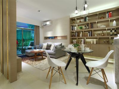 香榭丽舍119平米现代简约风格装修效果图