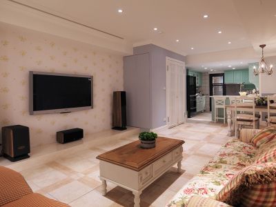 幸福城93平米地中海风格装修案例