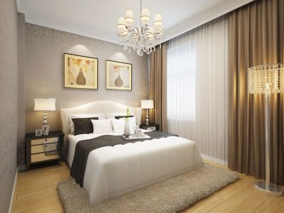 金盛瑞士花园现代简约风格140平米装修效果图案例