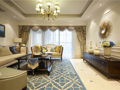 简欧风格平层127㎡装修案例