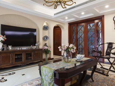 三居室124㎡平层装修案例