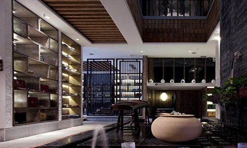 银川茶楼装修_中式茶楼设计装修