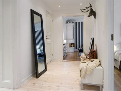 现代与北欧风格的混搭样板间装修案例98㎡