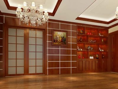 翡翠山庄欧式风格230平米装修效果图案例