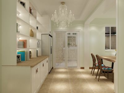 新华联广场124平米装修效果图案例