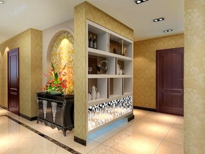 金海明月欧式风格140平米装修效果图案例