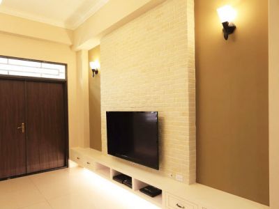 长城花园简约风格95平米装修效果图案例