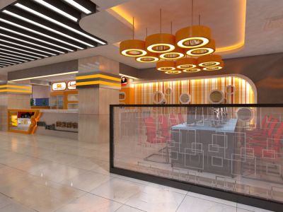 600平米网咖会所装修设计装修案例