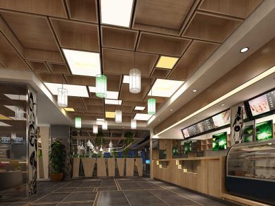 1000平米网吧会所装修设计装修案例