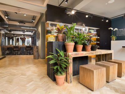 美容美发店装修设计案例效果图