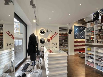 品牌鞋履店面装修设计效果图案例