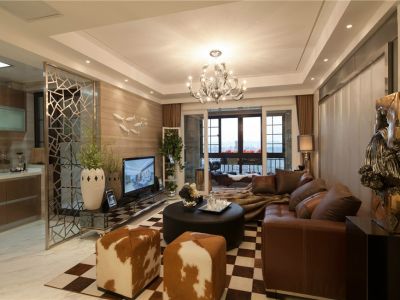 兰溪谷183㎡现代风格装修案例