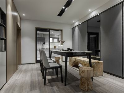 阅海万家G1区131平米现代简约风格装修效果图