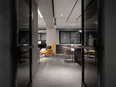 金宇名庭132平米简约装修效果图