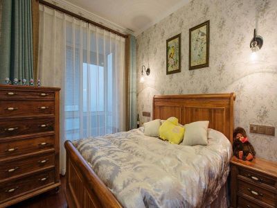 辛格瑞拉美式风格110平米装修效果图案例