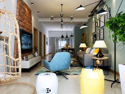 御锦苑简约北欧装修案例