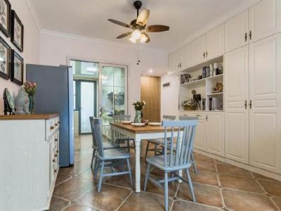 106㎡简约美式三居室