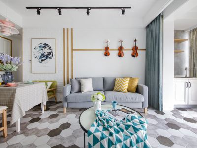 世茂倾城139平米简约风格装修效果图