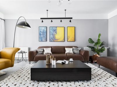 中海锦园94平米现代简约风格装修效果图