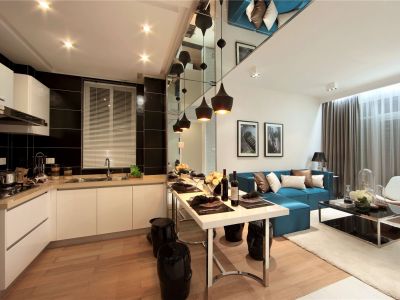 海珀兰轩117平米现代风格装修效果图