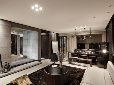 东城人家128平米现代简约装修效果图