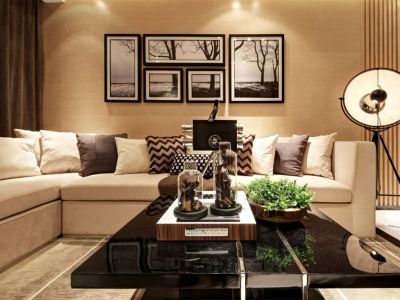 派胜金溪里133平米简约风格装修效果图