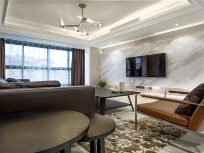 香颂湾现代224平大平层装修案例