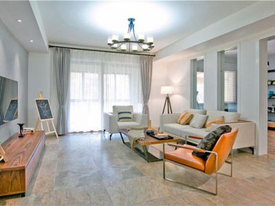 翠湖壹号北欧140平大平层装修案例