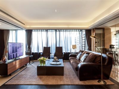 清水湾幸福枫景185平米后现代风格装修效果图