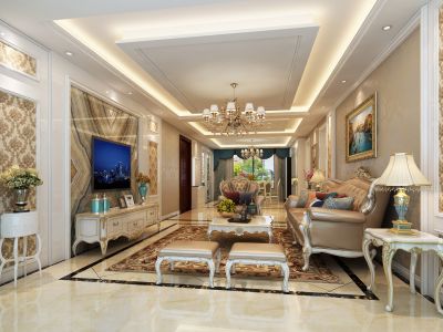 特变世纪广场欧式装修