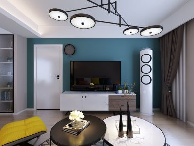 中正睿城135平米现代简约风格装修案例