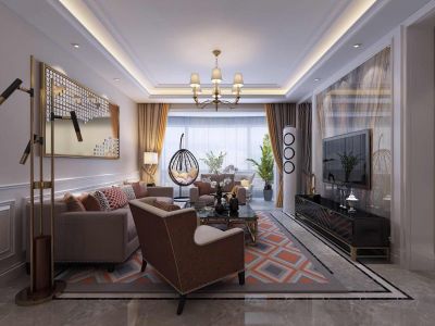 东山雅居120平米简欧风格装修案例