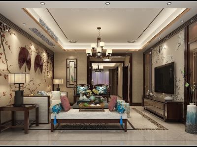 向东岛别墅新中式风格