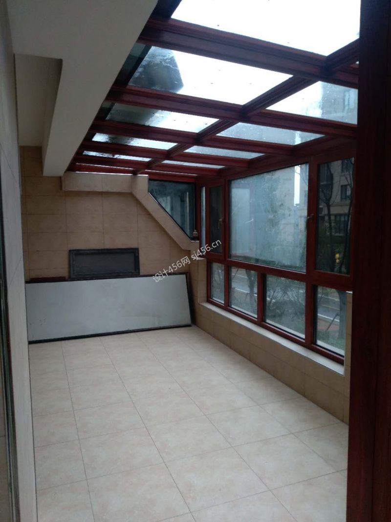 135平米三居室中式风格阳台窗户装潢设计效果图