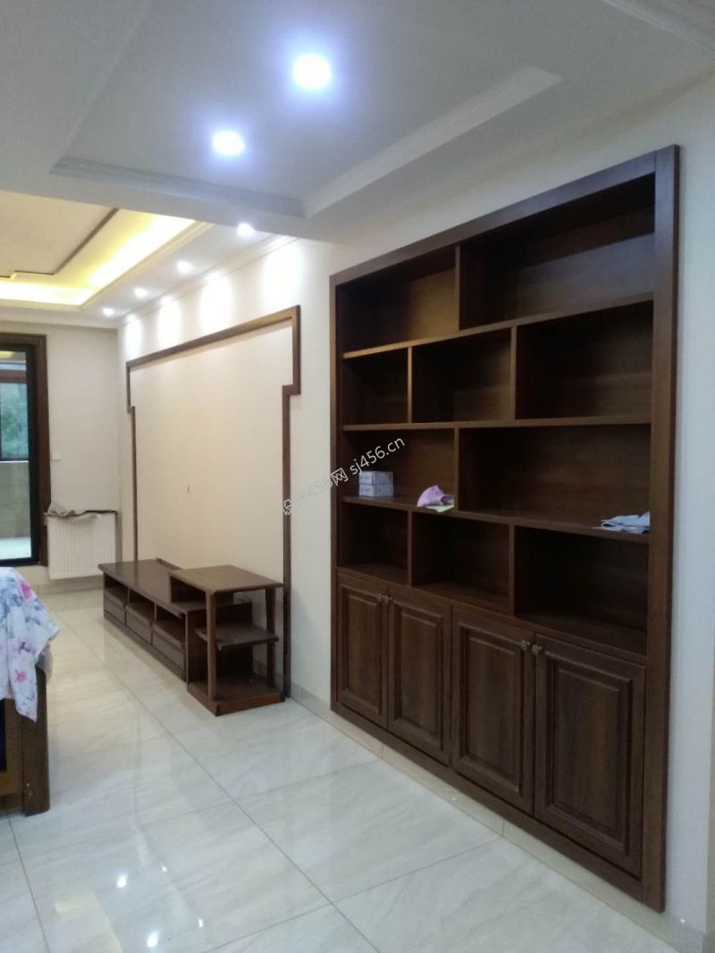 三居室135平米中式风格室内客厅置物柜装潢设计效果图