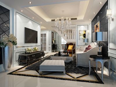 沙溪镇自建别墅新古典风格