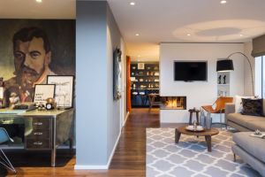 复式三居室公寓设计 复古与清新的完美碰撞