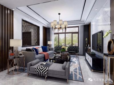 大华锦绣79平美惠装饰